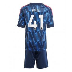 Fotbalové Dres Arsenal Declan Rice #41 Dětské Venkovní Oblečení 2025-26 Krátký Rukáv (+ trenýrky)